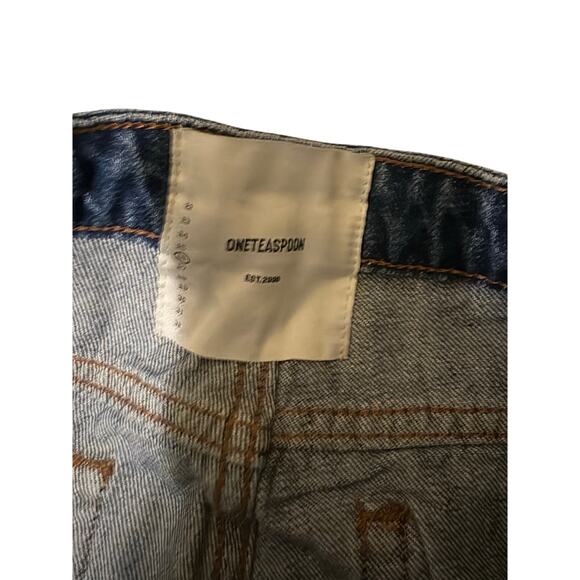 BNWT $148 One Teaspoon Messed Up Saints Jean in Johnny Blue / Size 26 - Picture 8 of 10
